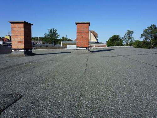 Flachdach mit Schweißbahn - 