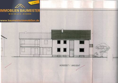 Nordost Ansicht - Immobilien Baumeister Neuburg.jp - 