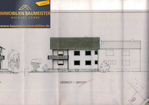 Südwest Ansicht - Immobilien Baumeister Neuburg.jp - 