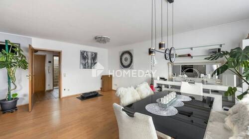 Wohnzimmer 2 - Etagenwohnung mit 56,00 m&sup2; in Bad Schönborn zum Kaufen