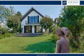 Gartenidylle pur - Bestlage: Stilvolles Doppelhaus mit schönem Garten, viel Privatsphäre und Doppelcarport