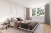 Helles Schlafzimmer. - 