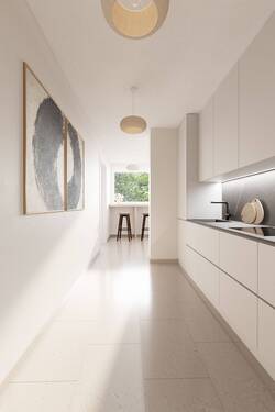 Küche mit Back-Kitchen - 