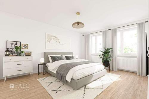 Schlafzimmer - Etagenwohnung mit 73,00 m&sup2; in Köln zum Kaufen