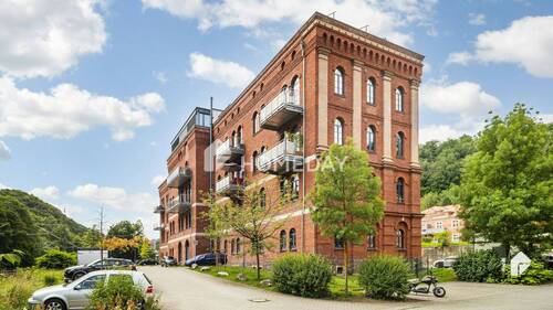Außenansicht 3 - Einzigartiges Loft in historischer Mühle: Komfort mit Aufzug, 2 Stellplätzen, EBK & sonnigem Balkon