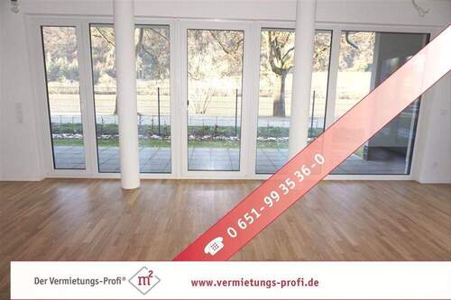 Wohnraum - Trier: Moderne 2-ZKB direkt an der Mosel - große Terrasse & Einbauküche inklusive