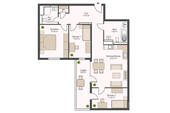 Wohnungsgrundriss - 