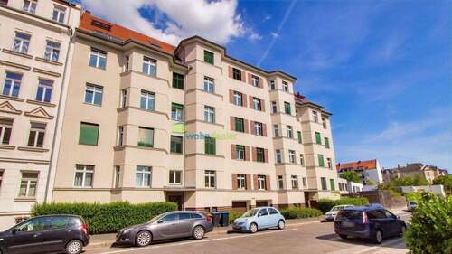 Objektansicht - Gohlis-Süd: Familienfreundliche 3 Zimmer im 3. Obergeschoss - Balkon, Tageslichtbad!