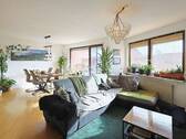 Wohnzimmer - 3 Zimmer Etagenwohnung zur Miete in Leonberg