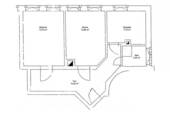 Grundriss - 1 Zimmer Etagenwohnung zur Miete in Dresden