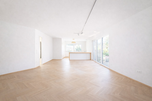 Wohnzimmer & Küche - Doppelhaushälfte mit 165,00 m&sup2; in Ottobrunn zum Kaufen