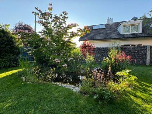 Gartenteich - Reihenendhaus mit 171,00 m&sup2; in München zum Kaufen