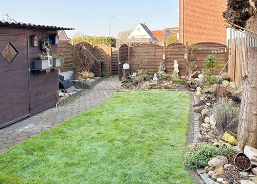gepflegter Garten - Reihenmittelhaus mit 114,00 m&sup2; in Versmold zum Kaufen