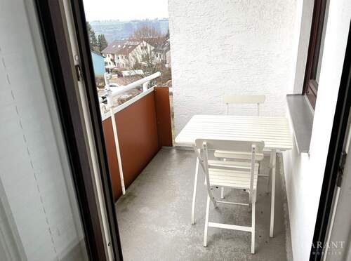 Balkonansicht - 2 Zimmer Etagenwohnung zum Kaufen in Ludwigsburg