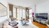 Wohnbereich - 2 Zimmer Etagenwohnung zum Kaufen in Frankfurt am Main