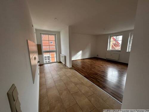 Küche und Wohnbereich - 2 Zimmer Etagenwohnung zur Miete in Bautzen