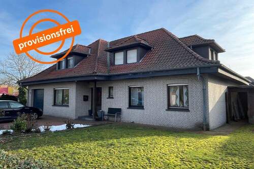 Vorderansicht - Großzügig! Zweifamilienhaus in zentrumsnaher Lage von Dinklage