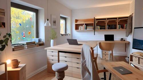 Arbeitszimmer DG - visualisiert - 