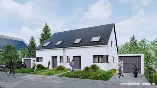 Ansicht - 6 Zimmer Doppelhaushälfte zum Kaufen in Heimsheim