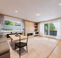 Lichtdurchflutete 3-Zimmer-Wohnung mit Bergblick - ruhige Lage im Herzen von Prien