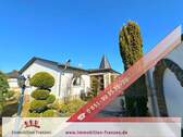 Außenansicht - Pellingen: mediterraner, ruhig gelegener Bungalow mit umfriedetem Garten, Terrasse und Garage - einzugsbereit und frei nach VB