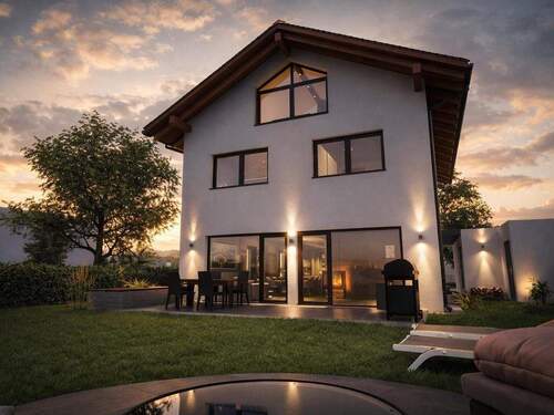 Gartenansicht - 9 Zimmer Einfamilienhaus zum Kaufen in Kirchseeon