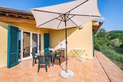 Bild 1 - Castellina Marittima ! Wohnung mit Terrasse und Meerblick an der etruskischen Küste I Immobilie Toskana