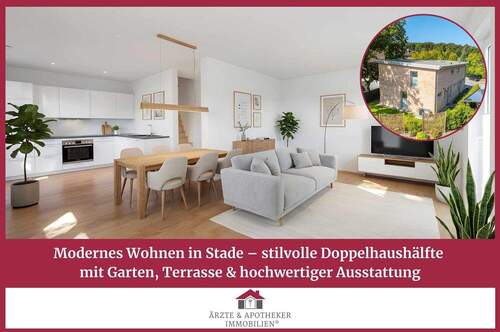 Ärzte & Apotheker Immobilien - 5 Zimmer Doppelhaushälfte zum Kaufen in Stade