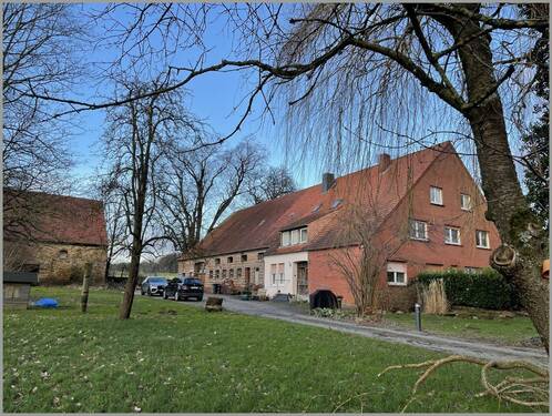 Bild 1 - Resthof in Alleinlage - Nähe Osnabrück mit 3 Wohnungen