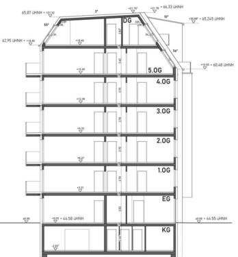 Gebäudeschnitt - 3 Zimmer Etagenwohnung in Berlin