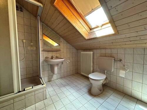 Dusche mit WC - 