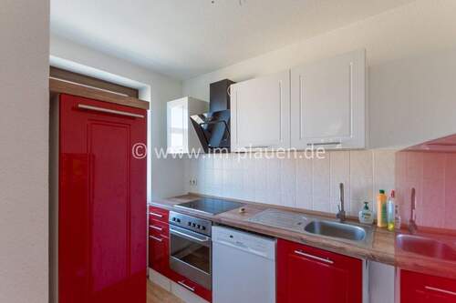 Küche mit EBK - 2 Zimmer Etagenwohnung in Plauen