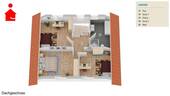 Grundrissvisualisierung DG - 5 Zimmer Einfamilienhaus zum Kaufen in Ochtrup