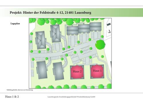 Lageplan Haus 1 & 2 - 