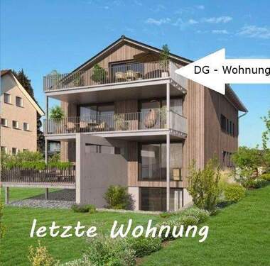 Dachgeschoss - SeesichtAlpensicht - LETZTE Wohnung - 4.0 Zi. Dachgeschoss mit gr. Balkon u. Carport in kleiner Einheit (4 WE)