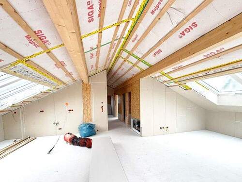offenes Wohnen mit Blick zum Flur - 