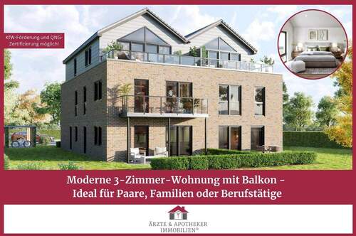 Ärzte & Apotheker Immobilien - 3 Zimmer Etagenwohnung zum Kaufen in Moormerland