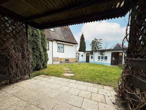 Garten - Einfamilienhaus mit 98,40 m&sup2; in Halberstadt zum Kaufen