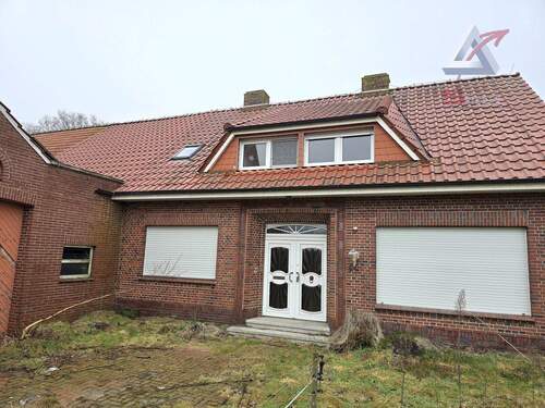 Eingangsbereich - 6 Zimmer Bauernhaus, Landhaus zum Kaufen in Uplengen / Neufirrel