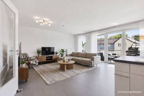 Wohnzimmer - 2 Zimmer Etagenwohnung zum Kaufen in Bornheim