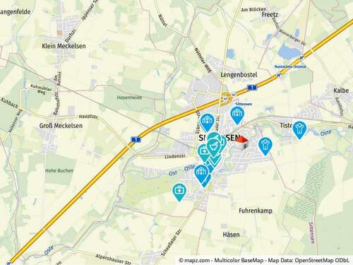 Geolyzer Kartenausschnitt - 