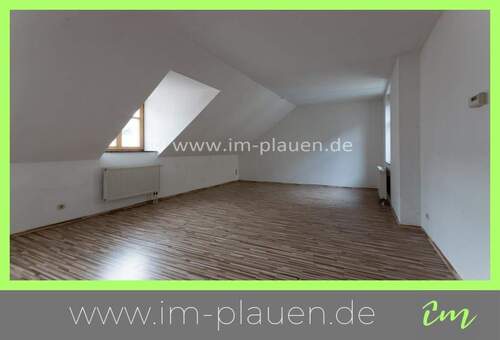 Wohnzimmer - Renovierte 2-Zimmer-DG-Wohnung im Zentrum von Auerbach - Jetzt einziehen!