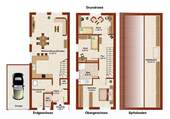 Grundriss 116 m² Objekte - 