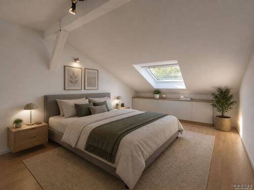 Schlafzimmer Visualisierung - 2 Zimmer Etagenwohnung zum Kaufen in Kaiserslautern