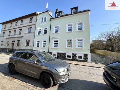 Hausansicht - 1 Zimmer Mehrfamilienhaus, Wohnhaus zum Kaufen in Scheibenberg