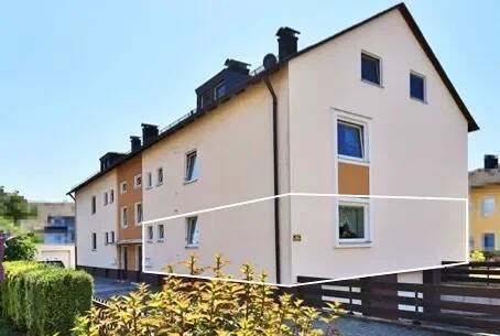 Seitenansicht - 4 Zimmer Terrassenwohnung in Weiden in der Oberpfalz