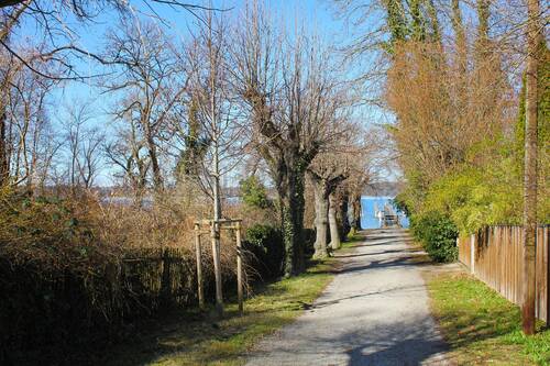 Fußweg zum See - 2 Zimmer Etagenwohnung in Inning am Ammersee