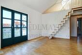 Ansicht Wohnzimmer 1 - Etagenwohnung mit 60,30 m² in Inning am Ammersee zum Kaufen