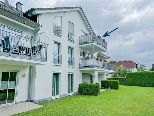 Gartenansicht - 5Moderne Eigentumswohnung in begehrter Lage auf dem Mühlenberg!