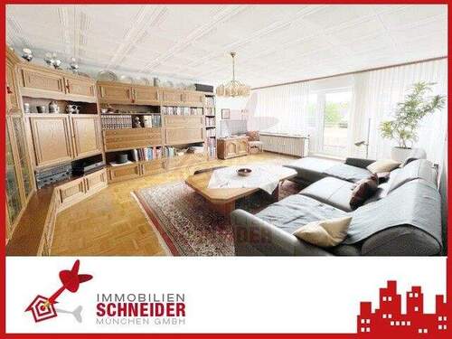 Titelbild neu 2 - IMMOBILIEN SCHNEIDER - Moosach - attraktive 3 Zimmer Wohnung mit EBK, Parkett und 2 Dachterrassen